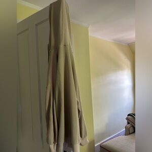 Long beige zip up jacket from Amazon. Almost never worn!